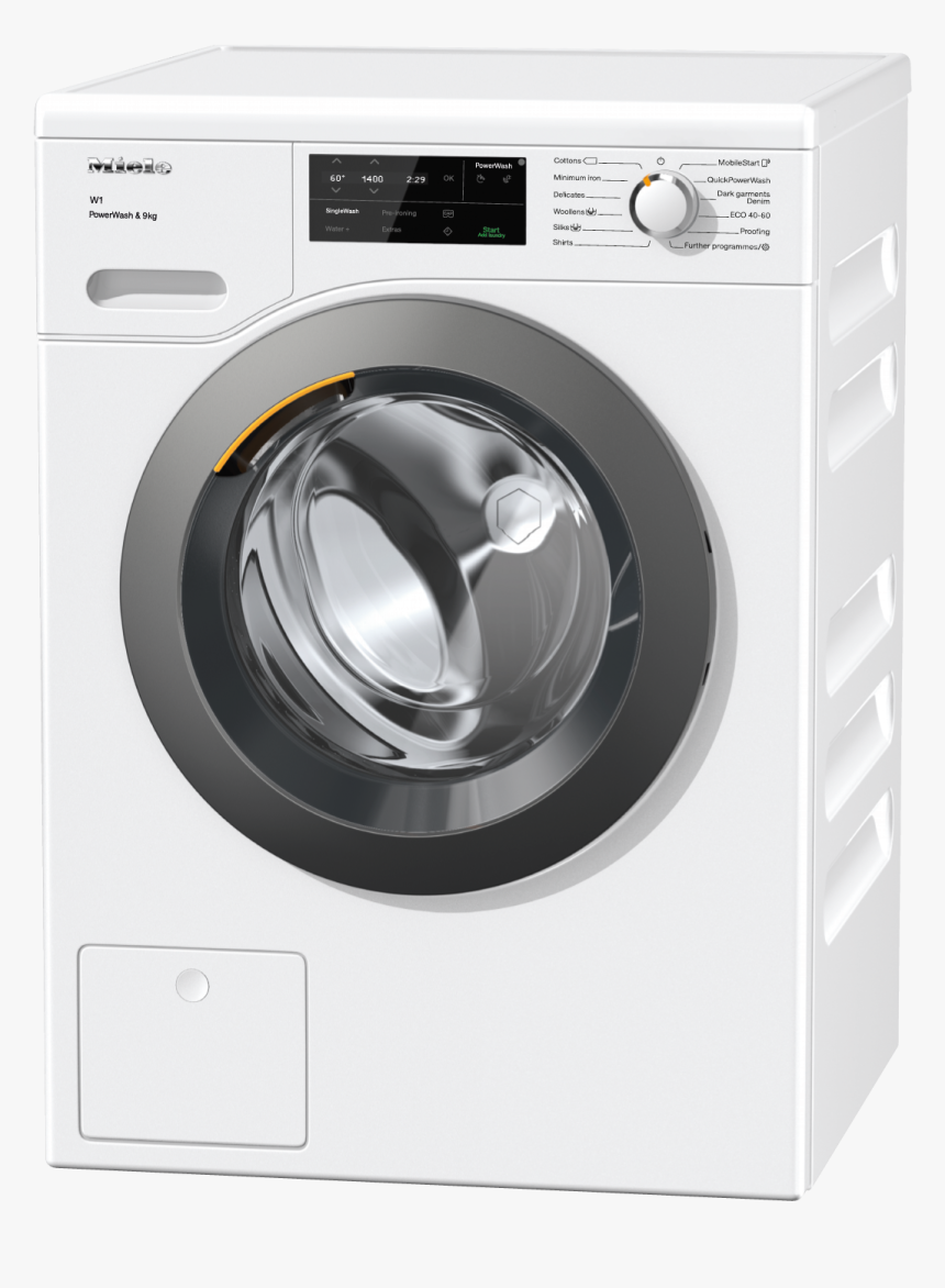 Miele Wcg 360 Wcs Pwash & W1 Front-loading 9kg Washing - Miele Washing Machines, HD Png Download, Free Download