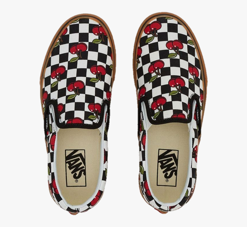 #cherries #red #png #pngs #redpngs #vans #shoes #checkered - Vans, Transparent Png, Free Download