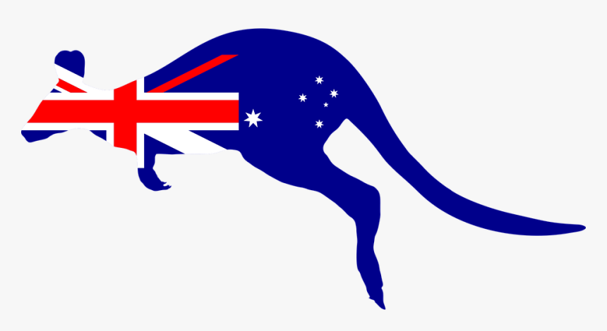 Australia Flag Kangaroo, HD Png Download, Free Download