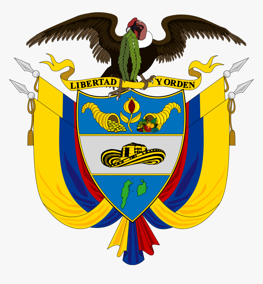 Colombia Coat Of Arms Png, Transparent Png, Free Download