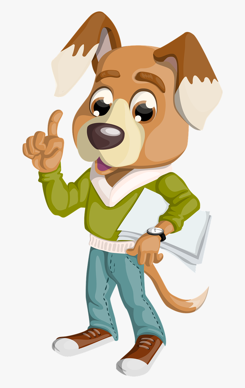 Cartoon Dog Dressed, HD Png Download, Free Download