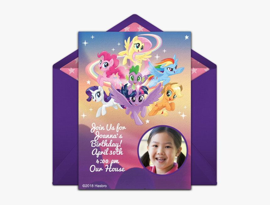 Unicorn Birthday Tarpaulin Layout, HD Png Download, Free Download