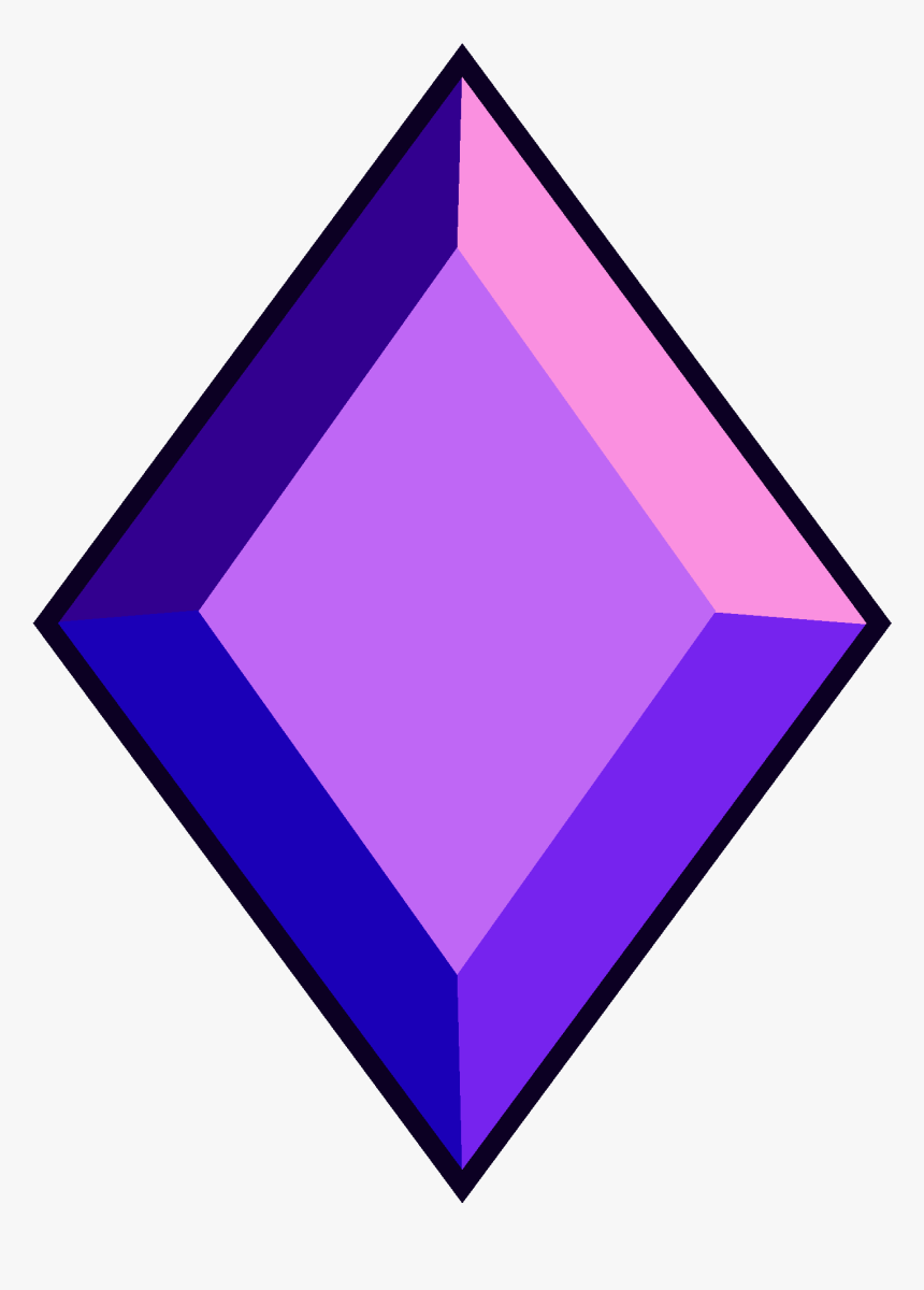 Gem Clipart Violet - Diamond Steven Universe Gemstones, HD Png Download, Free Download