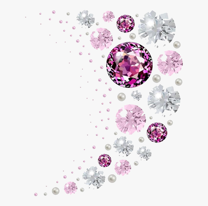 Color Diamond Gemstone Wallpaper Free Download Png - Diamonds And Pearls Png, Transparent Png, Free Download
