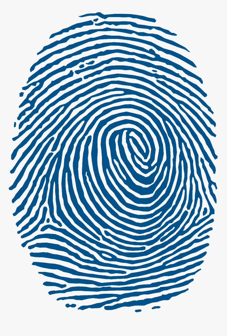 Fingerprint Encapsulated Postscript Clip Art - Fingerprint Png, Transparent Png, Free Download