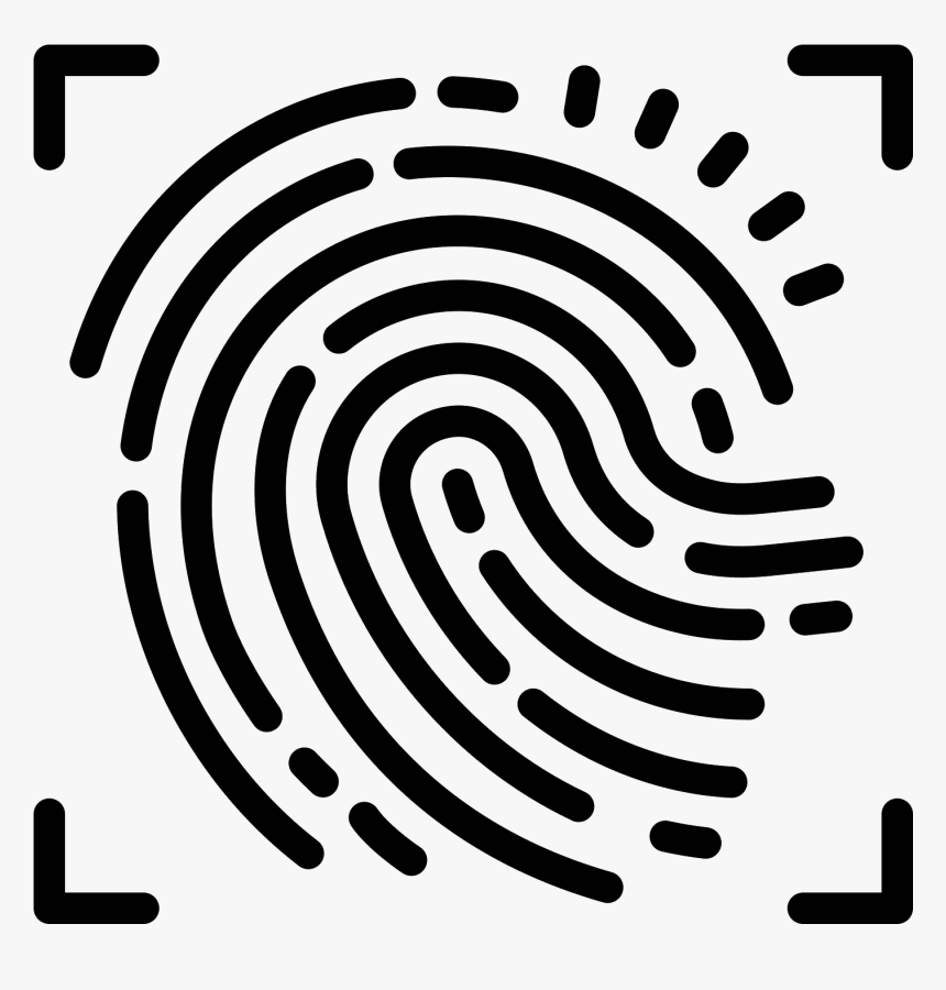 This Looks Like A Zoomed-in Finger Print - Fingerprint Icon Svg, HD Png Download, Free Download