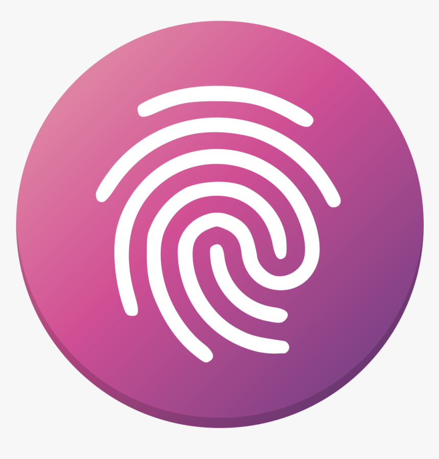 Fingerprint Icon White Background, HD Png Download, Free Download