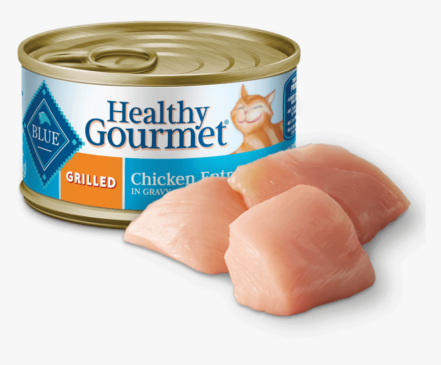 Blue Healthy Gourmet Grilled Chicken Entr& - Canned Blue Buffalo Cat Food, HD Png Download, Free Download