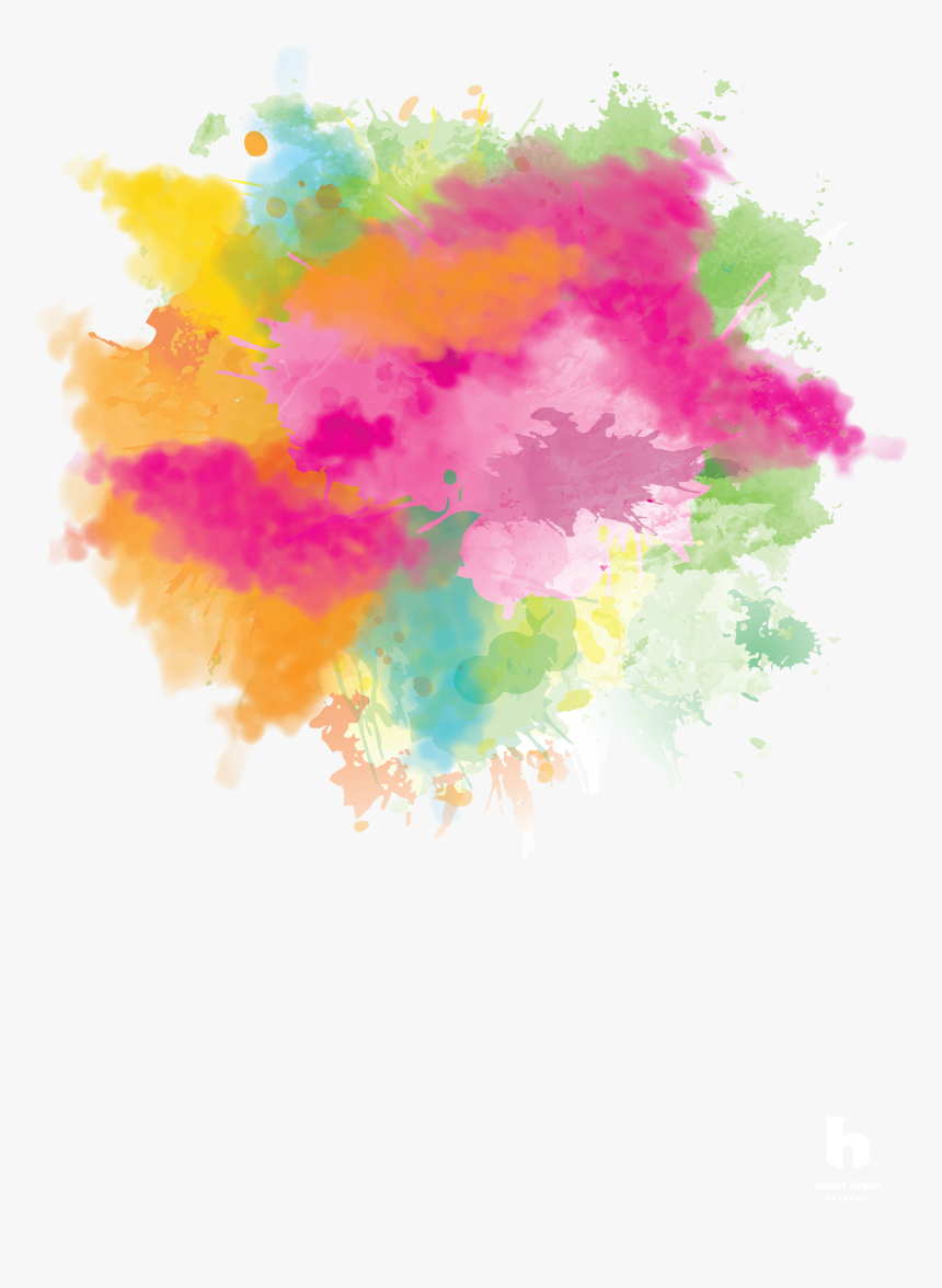 Mostly Cloudy , Png Download - Transparent Paint Splatters Png, Png Download, Free Download