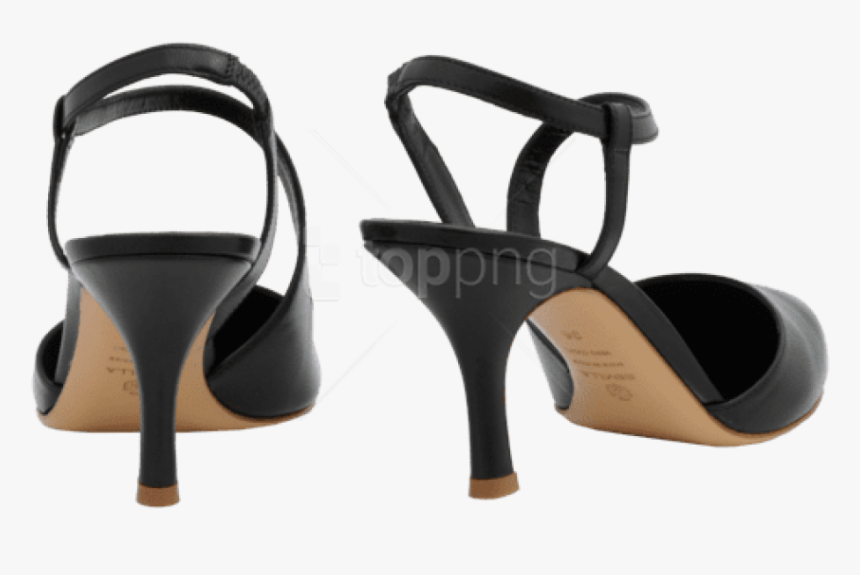 Free Png Black Female Sandals Png Images Transparent - Black Sandals Heels Png, Png Download, Free Download