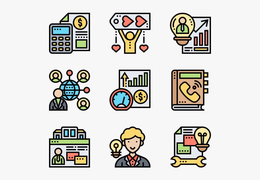 Modern Business Icon Color, HD Png Download, Free Download