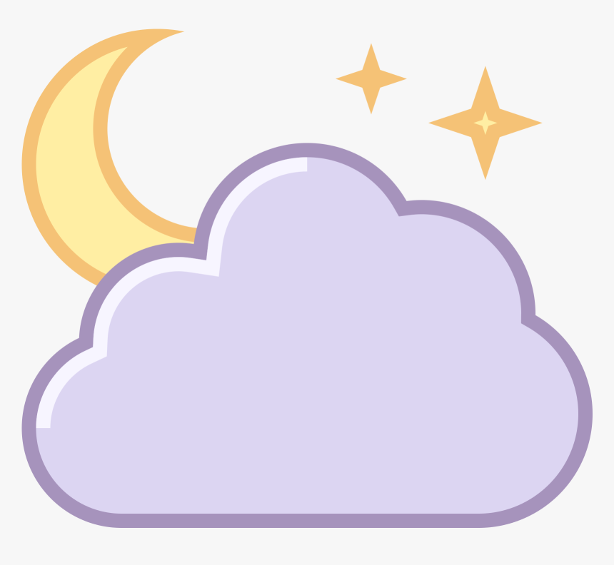 Night Clipart Partly Cloudy, HD Png Download, Free Download