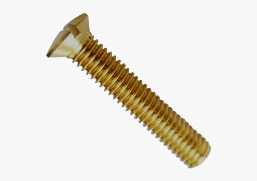 Slotted Countersunk Raised Head Machine Screws Sml - Raised Slotted Countersunk Screws Brass, HD Png Download, Free Download