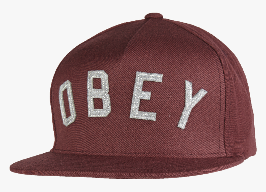 Obey Snapback Cap Mit Logo-applikation In Rot Online - Baseball Cap, HD Png Download, Free Download