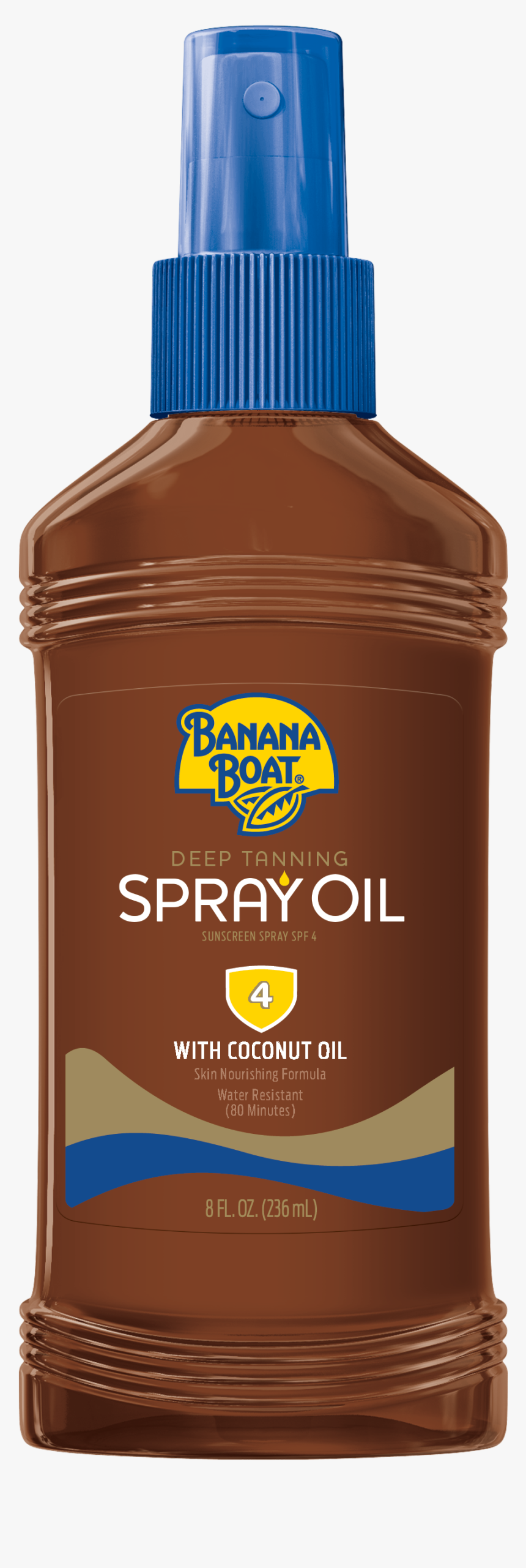 93025547 Bb Spray Oil Spf4 8oznonew - Banana Boat Tanning Oil, HD Png Download, Free Download