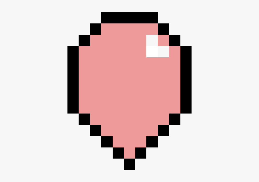 Easy Pixel Art Balloon, HD Png Download, Free Download