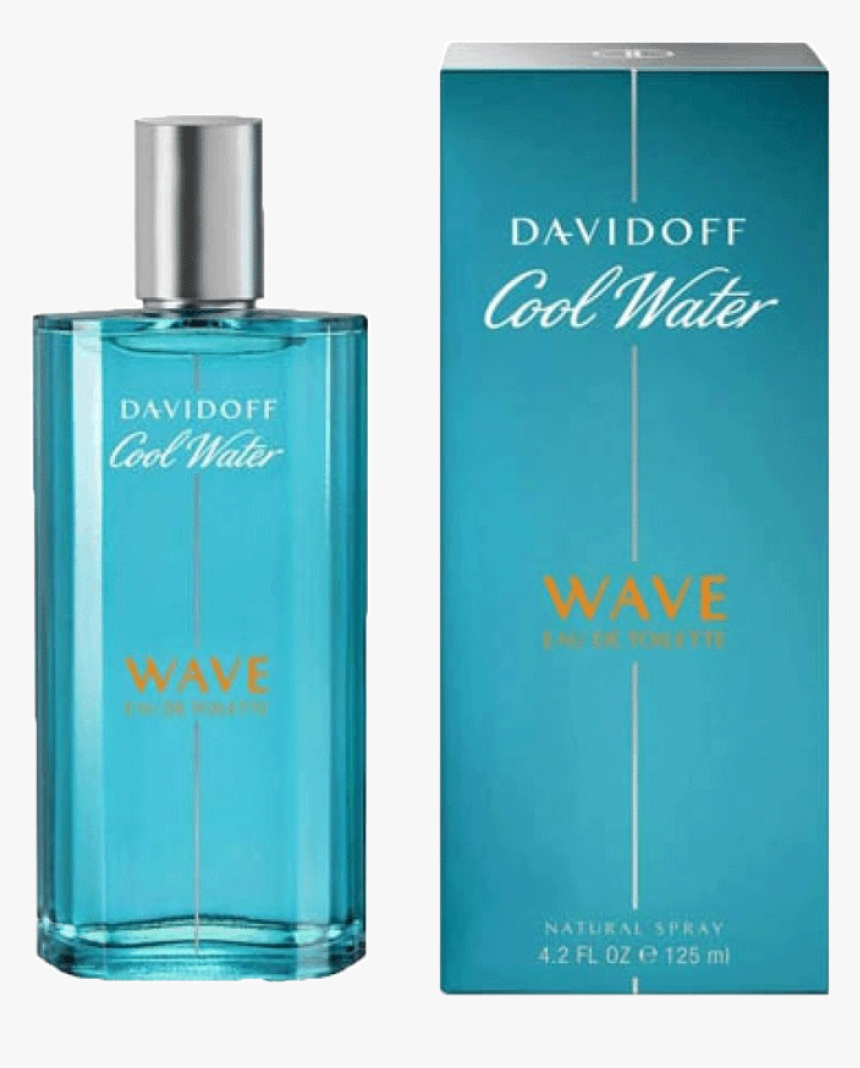 Davidoff Cool Water Wave For Men Edt 125 Ml - Davidoff Cool Water Wave Edt 125ml, HD Png Download, Free Download