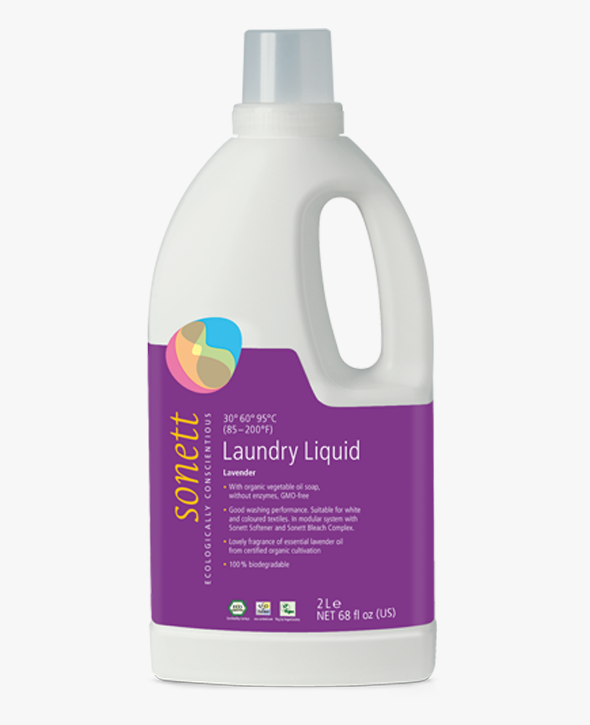 Laundry Liquid 2l En - 68 Fl Oz 10 Ml Lavender Oil, HD Png Download, Free Download