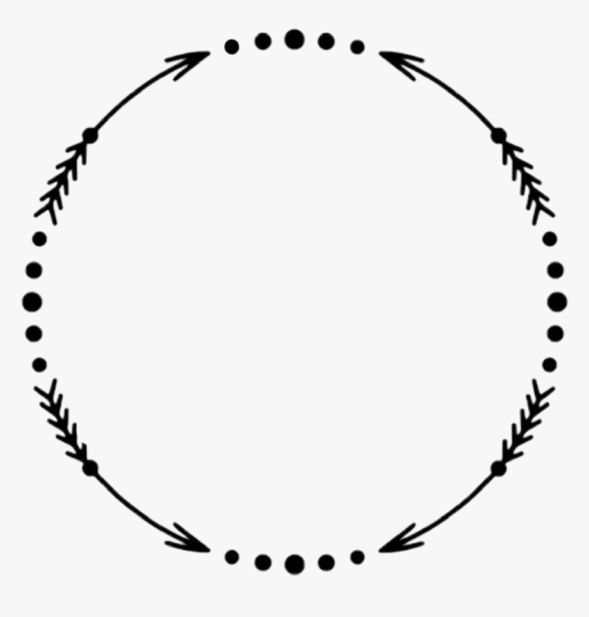 Download #round #circle #monogram #frame #border #arrows #dots ...