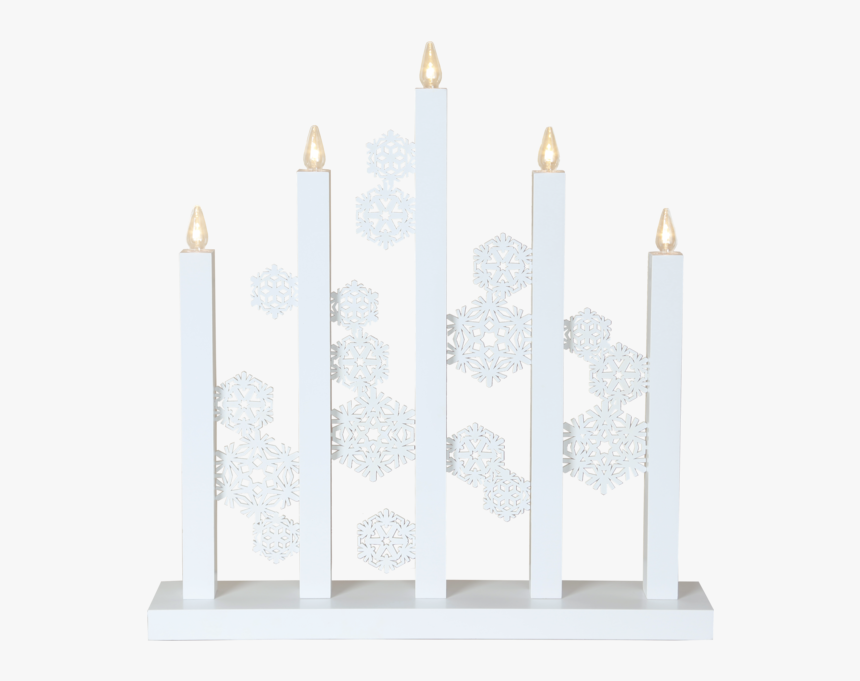 Candlestick Snowfall - Star Snowfall Candlestick Colour Box, HD Png Download, Free Download