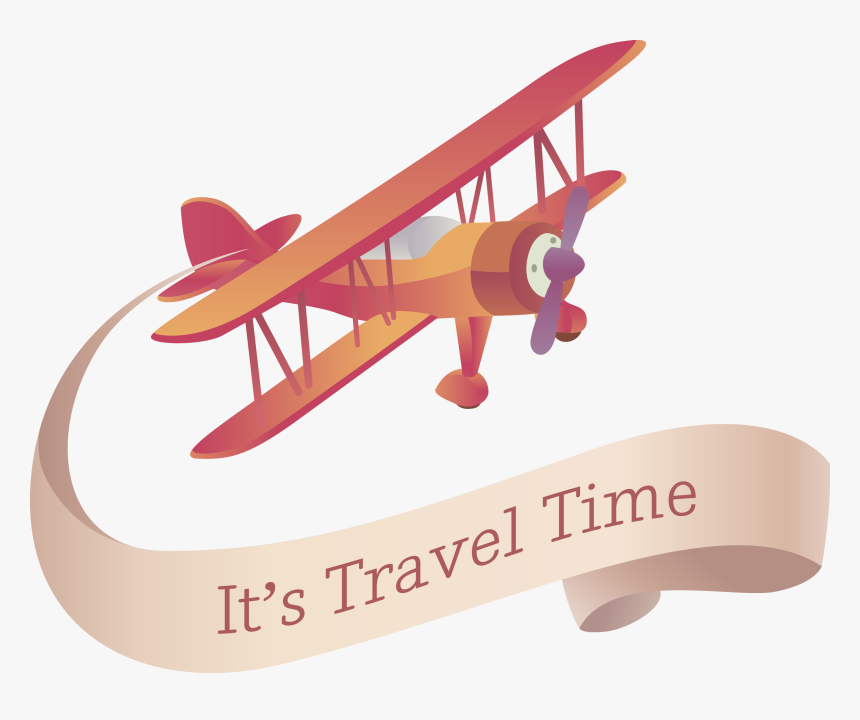 Airplane Logo Time Plane Transprent Png Free - Adobe Illustrator Plane, Transparent Png, Free Download