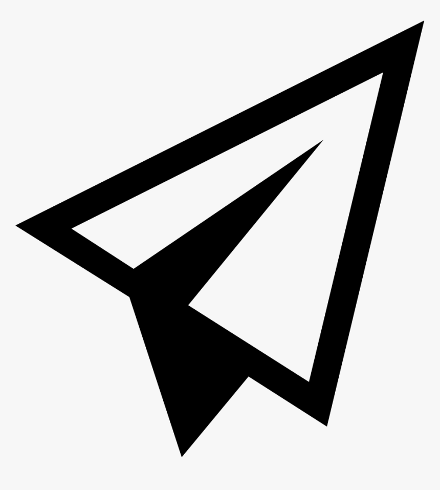 Paper Airplane Symbol Comments - Paper Airplane Icon Png, Transparent Png, Free Download