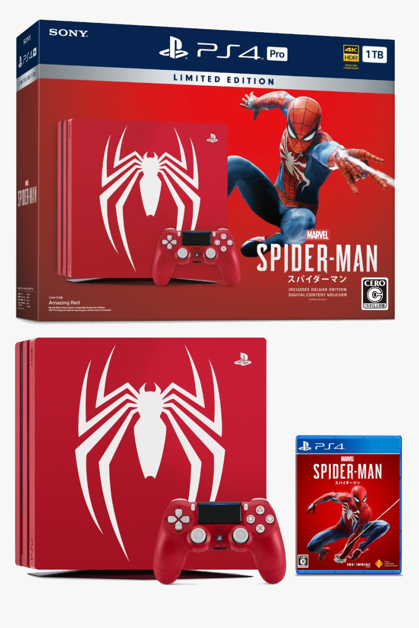 Transparent Spider Man Ps4 Png Spider Man Ps4 Pro Box Png Download Kindpng