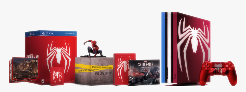 Ps4 Pro Limited Edition Spiderman, HD Png Download, Free Download
