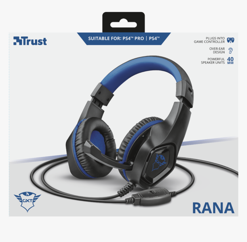 Gxt 404b Rana Gaming Headset For Ps4 - Gxt404b Rana Headset, HD Png Download, Free Download
