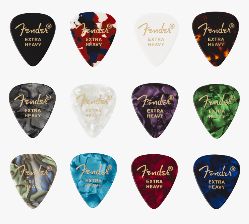 Fender 351 Celluloid Guitar Pick Medley 12-pack, HD Png Download, Free Download