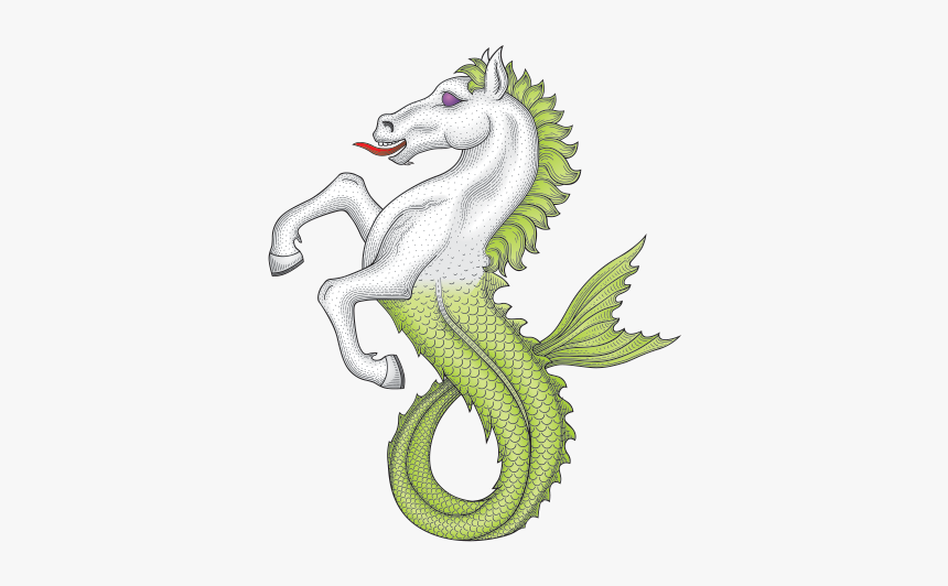 Coat Of Arms Horse - Coat Of Arms Seahorse, HD Png Download, Free Download
