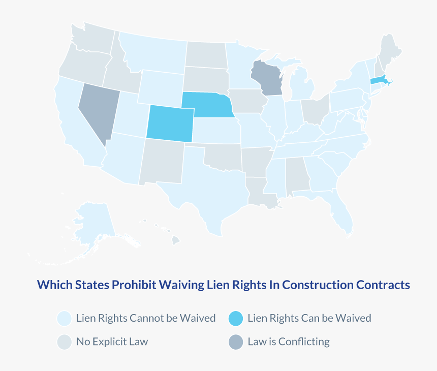 Which States Prohibit Waiving Lien Rights In Construction - Farms In The Us 2019, HD Png Download, Free Download