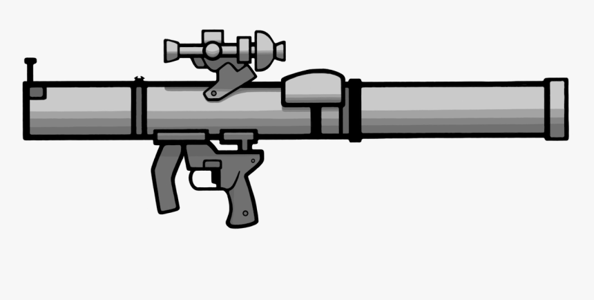 Drawing Rockets Bazooka Gun - Ranged Weapon, HD Png Download, Free Download