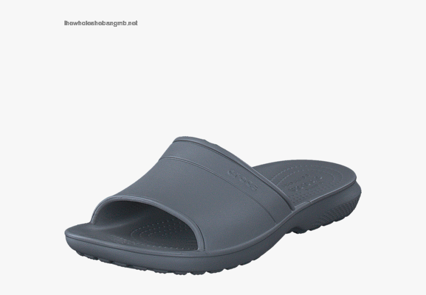 Women"s Crocs Classic Slide Smoke - Slipper, HD Png Download, Free Download