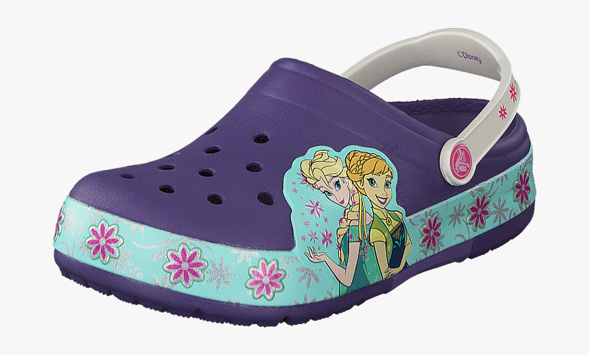 Crocslights Frozenfever Clog K Blue Violet - Crocs, HD Png Download, Free Download