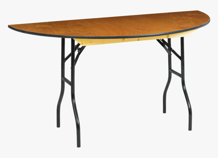 Trestle Table Semi Circle 4ft Hire For Events - Trestle Table, HD Png Download, Free Download