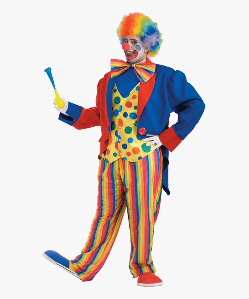 Transparent Clown Wig Png - Clown Costume Men, Png Download, Free Download