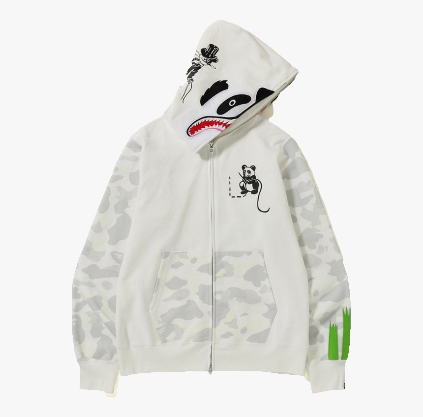 Bape Panda Shark Hoodie, HD Png Download, Free Download