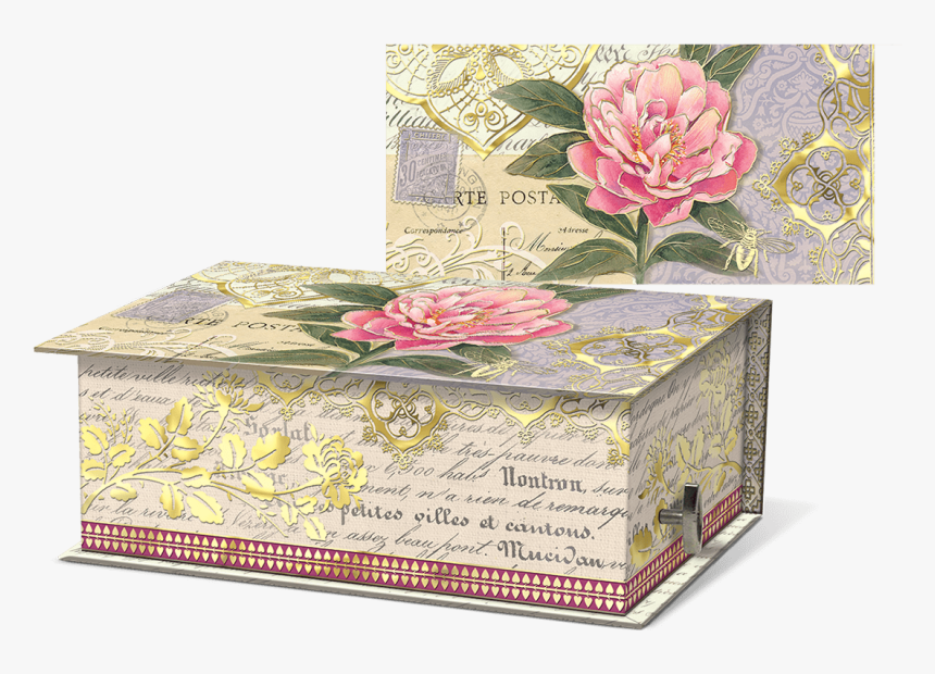Vintage Floral Music Box Soap - Artificial Flower, HD Png Download, Free Download