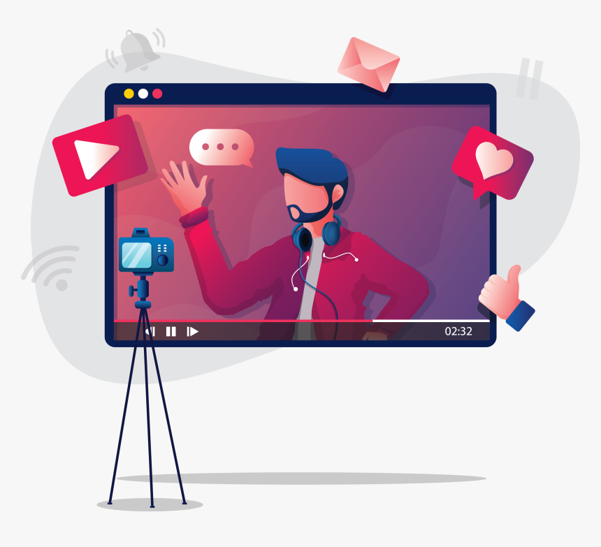 People Video Flat Design, HD Png Download, Free Download