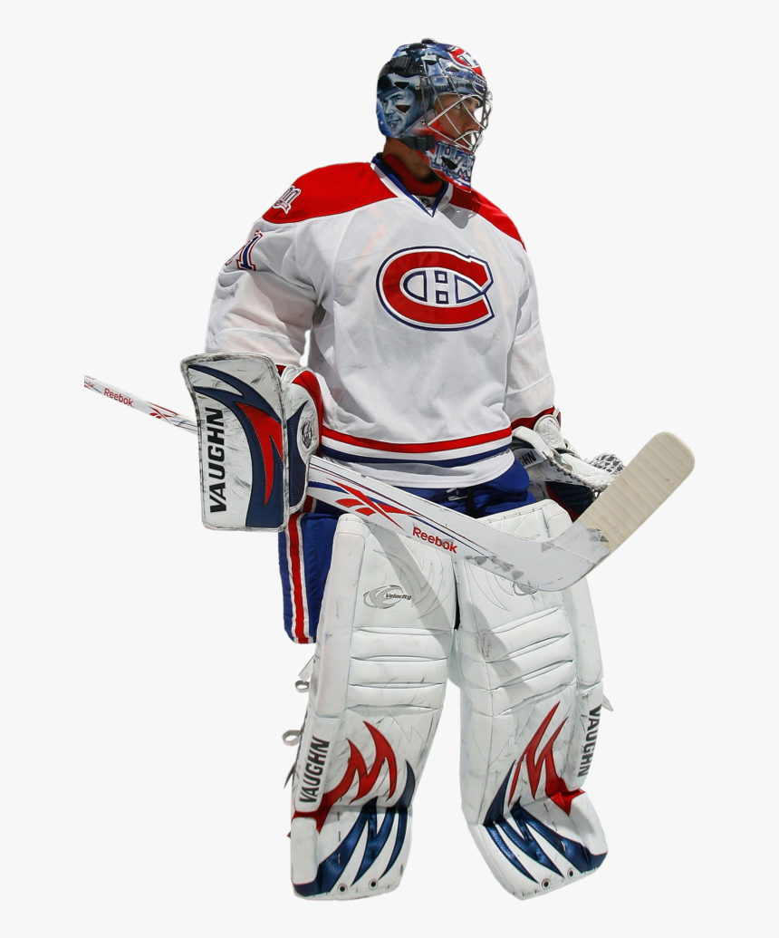 Player With Cap Hockey Picture - Goaltender, HD Png Download, Free Download