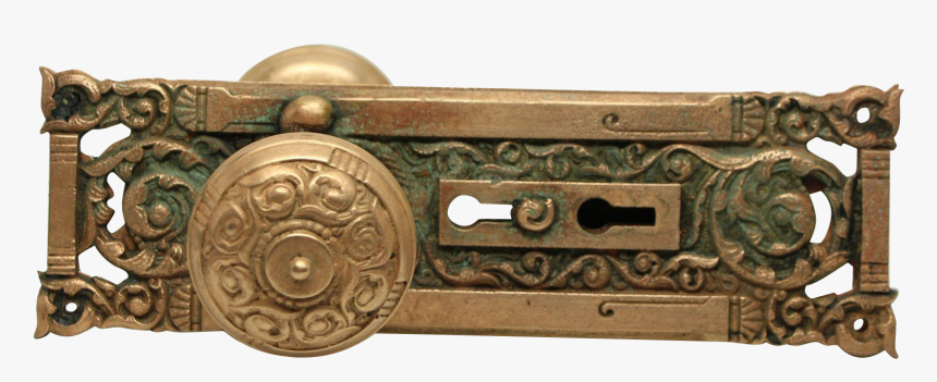 Columbian Bronze Door Knob Set , Png Download - Antique, Transparent Png, Free Download