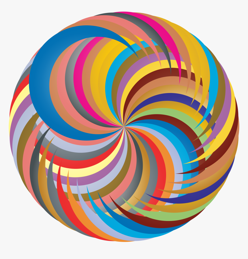 Prismatic Abstract Shape Clip Arts - Circle, HD Png Download, Free Download