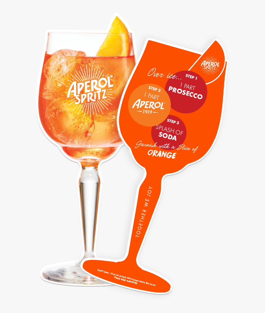 Aperol Recipetearpad - Wine Glass, HD Png Download, Free Download