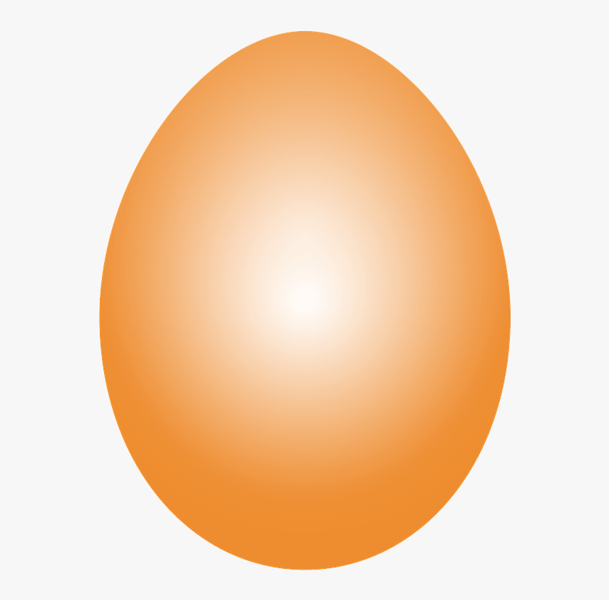 Orange Easter Egg Clipart - Circle, HD Png Download, Free Download