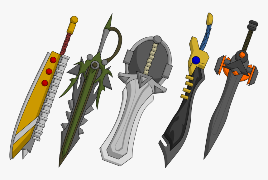 Fantasy Swords By Tmarts - Vector Fantasy Sword, HD Png Download, Free Download