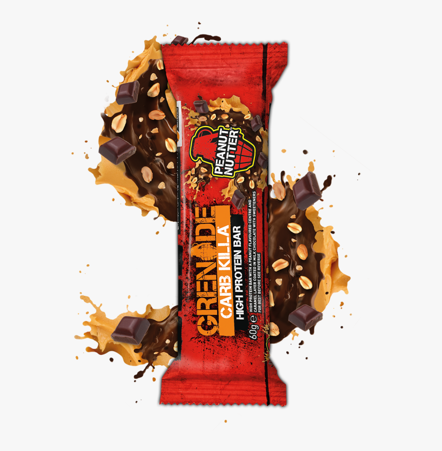 Carb Killa Peanut Nutter - Grenade Protein Bar Peanut Butter, HD Png Download, Free Download