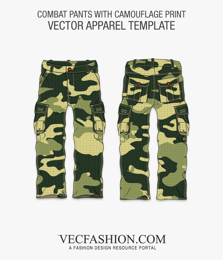 Pants Army Transparent & Png Clipart Free Download - Army Pants Vector, Png Download, Free Download