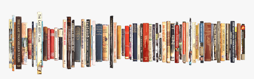 College Books Png - Long Line Of Books, Transparent Png, Free Download