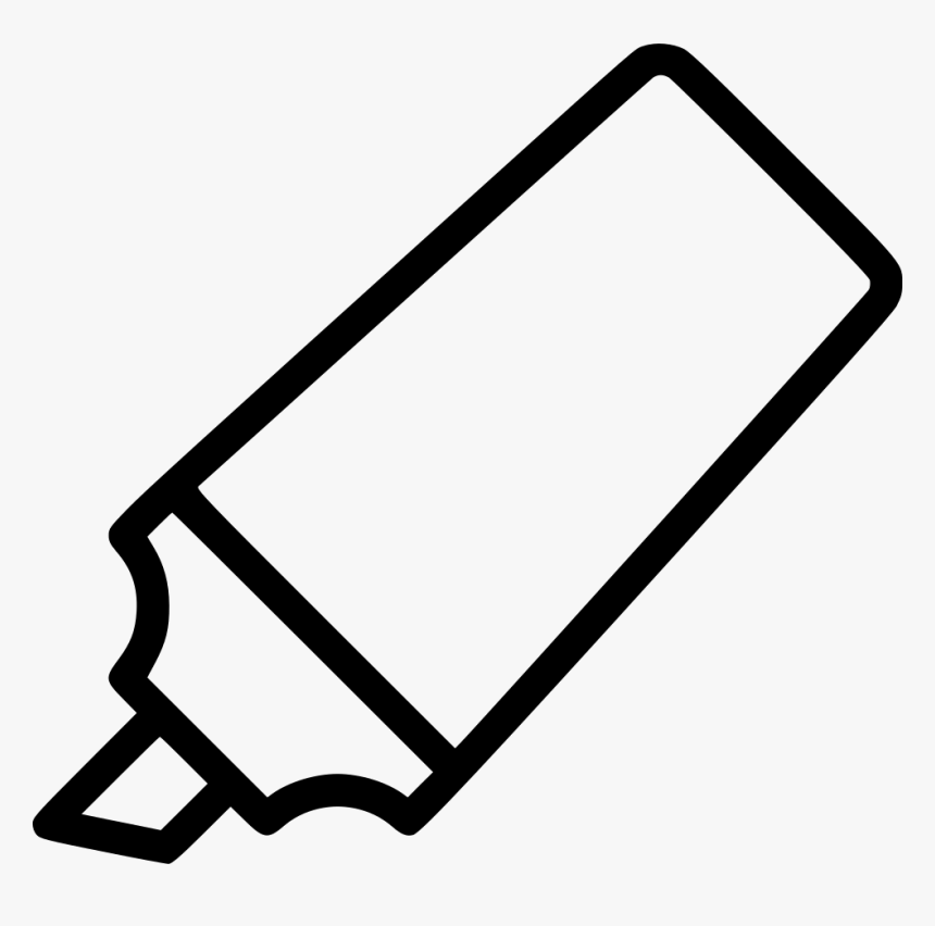 Png File Svg - Highlighter Clipart Black And White, Transparent Png, Free Download